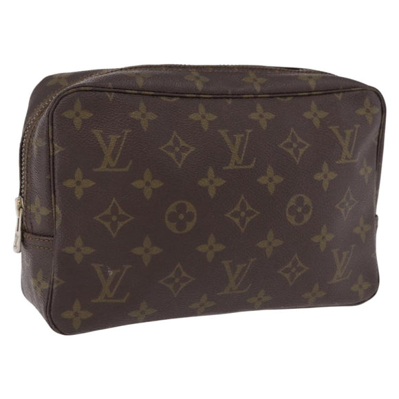LOUIS VUITTON Monogram Trousse Toilette 23 Clutch Bag M47524 LV Auth 195696