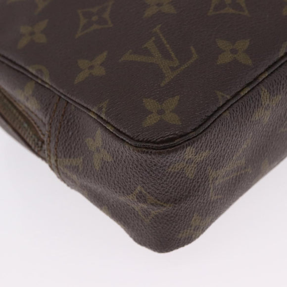 LOUIS VUITTON Monogram Trousse Toilette 23 Clutch Bag M47524 LV Auth 195696