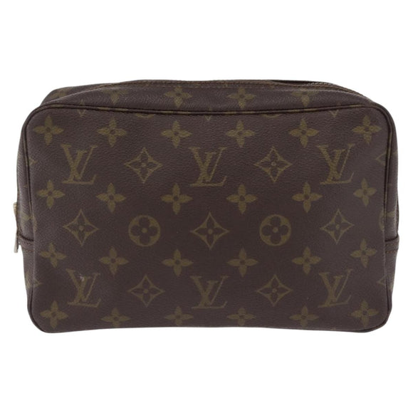 LOUIS VUITTON Monogram Trousse Toilette 23 Clutch Bag M47524 LV Auth 195696