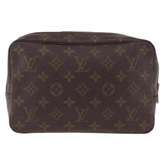 LOUIS VUITTON Monogram Trousse Toilette 23 Clutch Bag M47524 LV Auth 195696