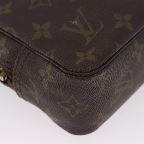 LOUIS VUITTON Monogram Trousse Toilette 23 Clutch Bag M47524 LV Auth 195696
