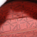 LOEWE Shoulder Bag PVC Brown Gold Silver Auth 195697-12