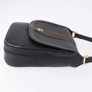 GUCCI Micro GG Supreme Web Sherry Line Bag PVC Black 001 084 4425 Auth 195701-4