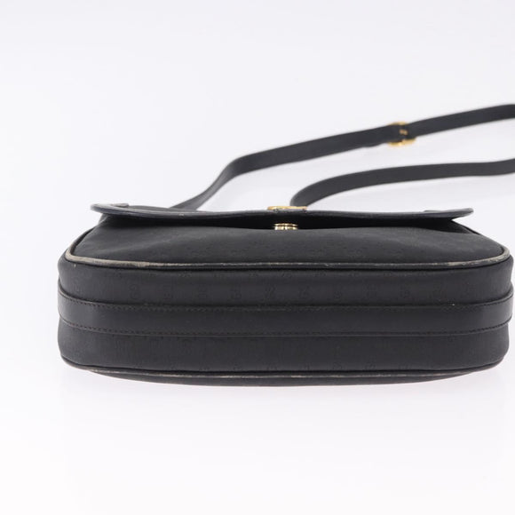 GUCCI Micro GG Supreme Web Sherry Line Bag PVC Black 001 084 4425 Auth 195701