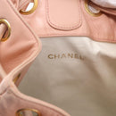 CHANEL Backpack Lamb Skin Pink Gold CC Auth 195704A-18