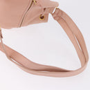CHANEL Backpack Lamb Skin Pink Gold CC Auth 195704A-8