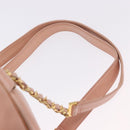 CHANEL Backpack Lamb Skin Pink Gold CC Auth 195704A-9