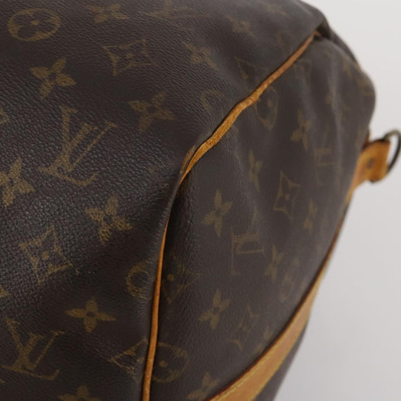 LOUIS VUITTON Monogram Keepall Bandouliere 55 Boston Bag M41414 LV Auth 195706