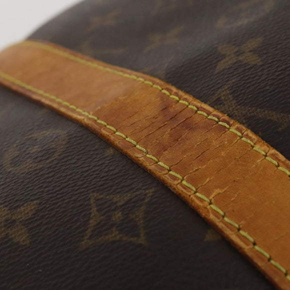 LOUIS VUITTON Monogram Keepall Bandouliere 55 Boston Bag M41414 LV Auth 195706