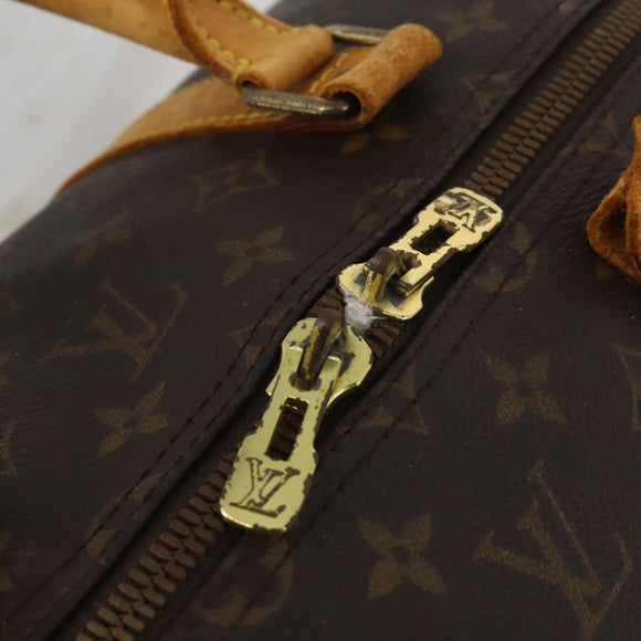 LOUIS VUITTON Monogram Keepall Bandouliere 55 Boston Bag M41414 LV Auth 195706