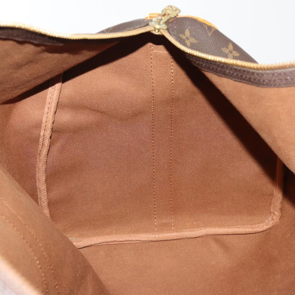 LOUIS VUITTON Monogram Keepall Bandouliere 55 Boston Bag M41414 LV Auth 195706