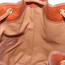 CELINE Macadam Canvas Shoulder Bag PVC Leather Brown Gold Auth 195708-19
