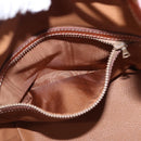 CELINE Macadam Canvas Shoulder Bag PVC Leather Brown Gold Auth 195708-22