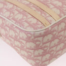 Christian Dior Trotter Canvas Shoulder Bag PVC Pink Silver Auth 195709-9