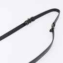 BOTTEGA VENETA INTRECCIATO Shoulder Bag Leather Black Gold Auth 195711A-9
