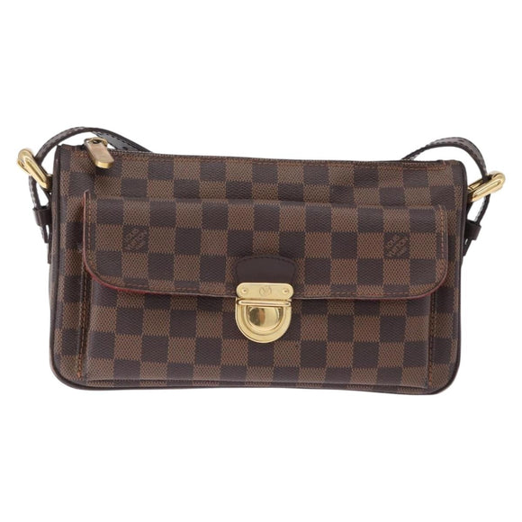 LOUIS VUITTON Damier Ebene Ravello GM Shoulder Bag N60006 LV Auth 195712V