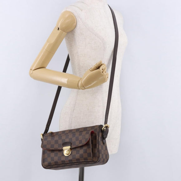 LOUIS VUITTON Damier Ebene Ravello GM Shoulder Bag N60006 LV Auth 195712V