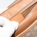 CELINE Macadam Canvas Shoulder Bag PVC Beige Gold Auth 195715-12