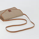 CELINE Macadam Canvas Shoulder Bag PVC Beige Gold Auth 195715-7