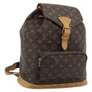 LOUIS VUITTON Monogram Montsouris GM Backpack M51135 LV Auth 195722-1