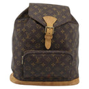 LOUIS VUITTON Monogram Montsouris GM Backpack M51135 LV Auth 195722-2