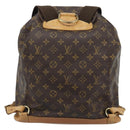 LOUIS VUITTON Monogram Montsouris GM Backpack M51135 LV Auth 195722-3