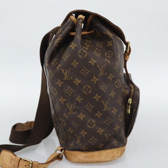 LOUIS VUITTON Monogram Montsouris GM Backpack M51135 LV Auth 195722