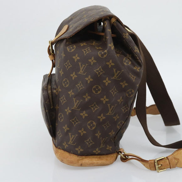 LOUIS VUITTON Monogram Montsouris GM Backpack M51135 LV Auth 195722