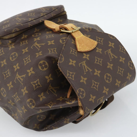 LOUIS VUITTON Monogram Montsouris GM Backpack M51135 LV Auth 195722