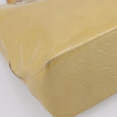 LOUIS VUITTON Monogram Vernis Reade MM Hand Bag Beige M91141 LV Auth 195729-14
