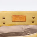 LOUIS VUITTON Monogram Vernis Reade MM Hand Bag Beige M91141 LV Auth 195729-10