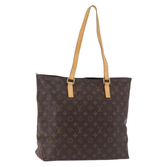 LOUIS VUITTON Monogram Cabas Piano Tote Bag M51148 LV Auth 195734