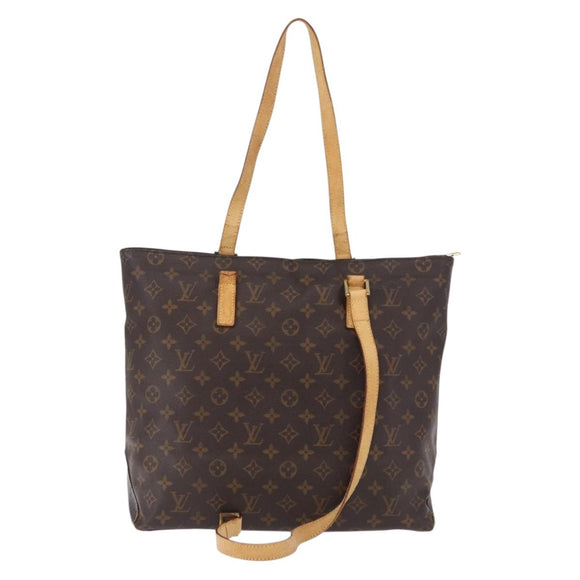 LOUIS VUITTON Monogram Cabas Piano Tote Bag M51148 LV Auth 195734