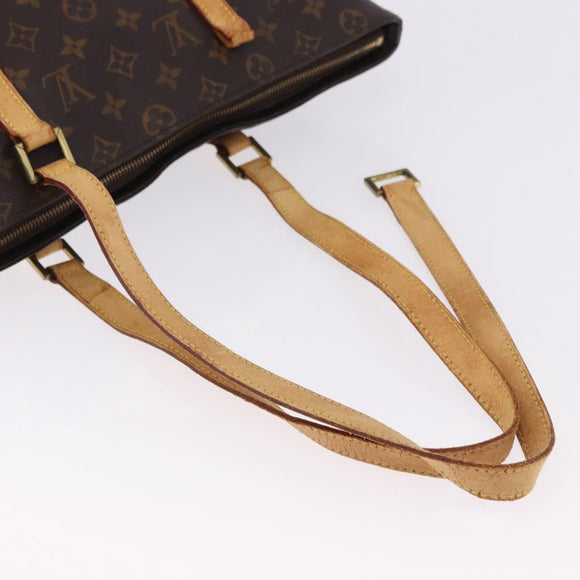 LOUIS VUITTON Monogram Cabas Piano Tote Bag M51148 LV Auth 195734