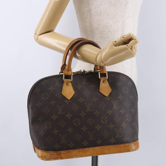 LOUIS VUITTON Monogram Alma PM Hand Bag M53151 LV Auth 195737