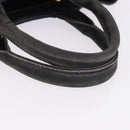 PRADA Canapa GM Tote Bag Canvas Blue Gold Auth 195738-7