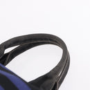 PRADA Canapa GM Tote Bag Canvas Blue Gold Auth 195738-8