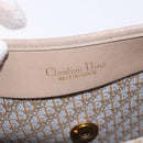 Christian Dior Shoulder Bag Suede Beige Gold Auth 195741-17