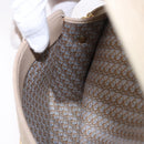 Christian Dior Shoulder Bag Suede Beige Gold Auth 195741-20