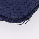 BOTTEGA VENETA INTRECCIATO Hobo Shoulder Bag Leather Blue 115653 Auth 195742SAM-14