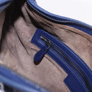 BOTTEGA VENETA INTRECCIATO Hobo Shoulder Bag Leather Blue 115653 Auth 195742SAM-21