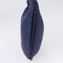 BOTTEGA VENETA INTRECCIATO Hobo Shoulder Bag Leather Blue 115653 Auth 195742SAM-3