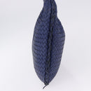 BOTTEGA VENETA INTRECCIATO Hobo Shoulder Bag Leather Blue 115653 Auth 195742SAM-4
