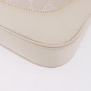 GUCCI GG Canvas Jackie Hand Bag White Silver 001 3306 Auth 195747V-15