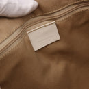 GUCCI GG Canvas Jackie Hand Bag White Silver 001 3306 Auth 195747V-18