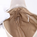 GUCCI GG Canvas Jackie Hand Bag White Silver 001 3306 Auth 195747V-20