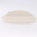 GUCCI GG Canvas Jackie Hand Bag White Silver 001 3306 Auth 195747V-5