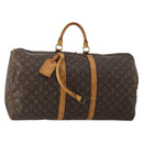 LOUIS VUITTON Monogram Keepall 55 Boston Bag M41424 LV Auth 195758-1