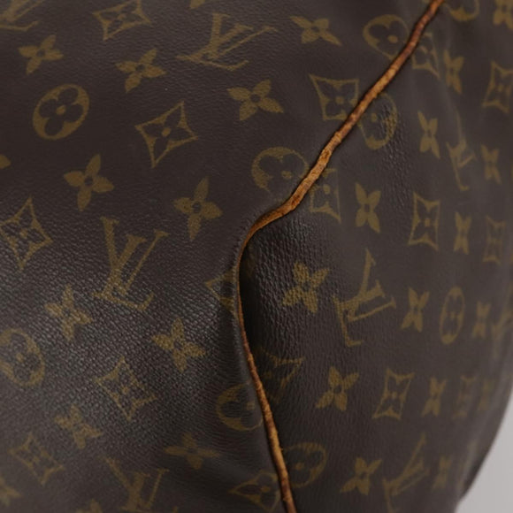 LOUIS VUITTON Monogram Keepall 55 Boston Bag M41424 LV Auth 195758