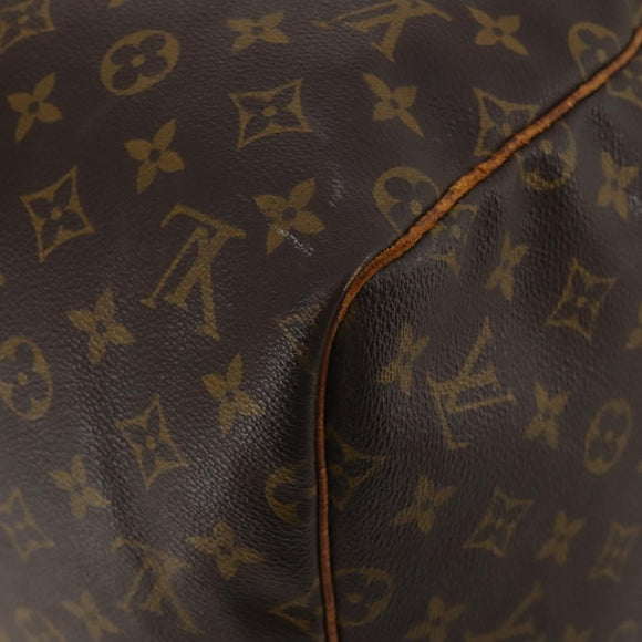 LOUIS VUITTON Monogram Keepall 55 Boston Bag M41424 LV Auth 195758